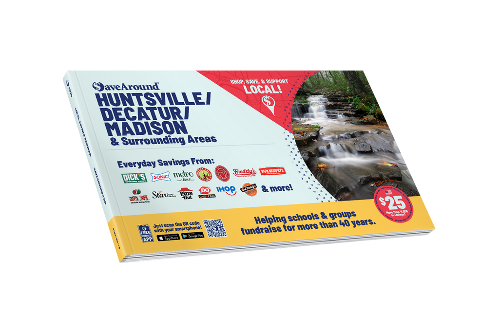 2024 Huntsville / Decatur / Madison & Surrounding Areas SaveAround® Coupon Book