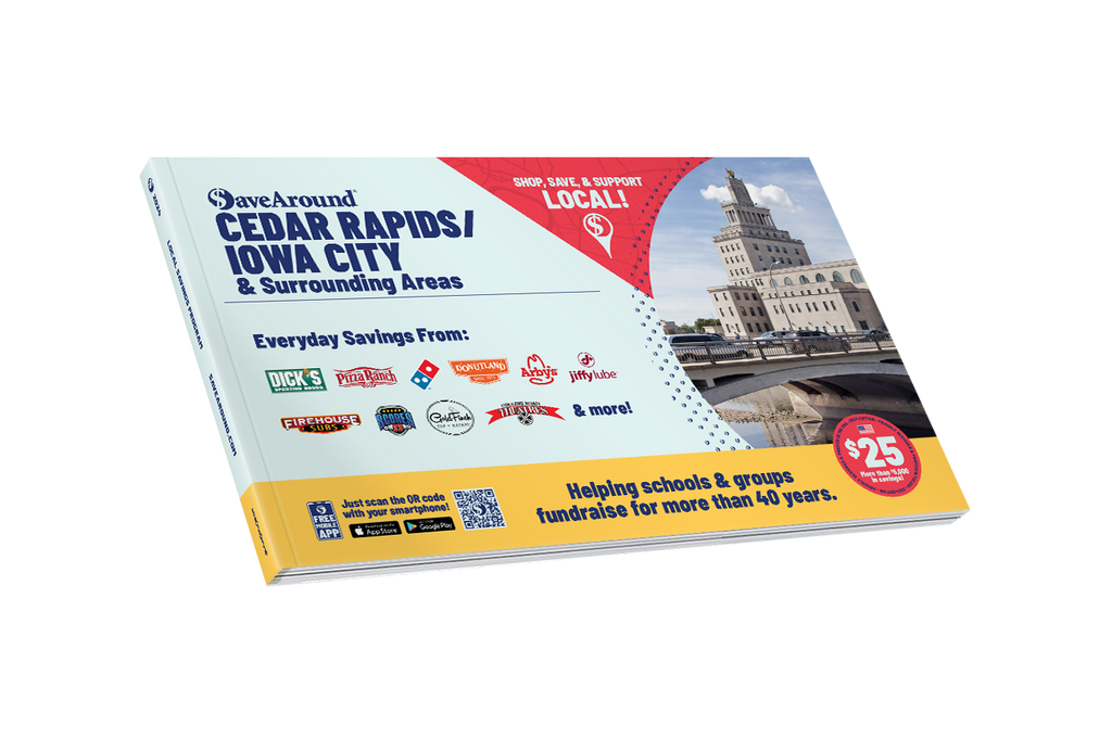 2024 Cedar Rapids/Iowa City & Surrounding Areas SaveAround® Coupon Book