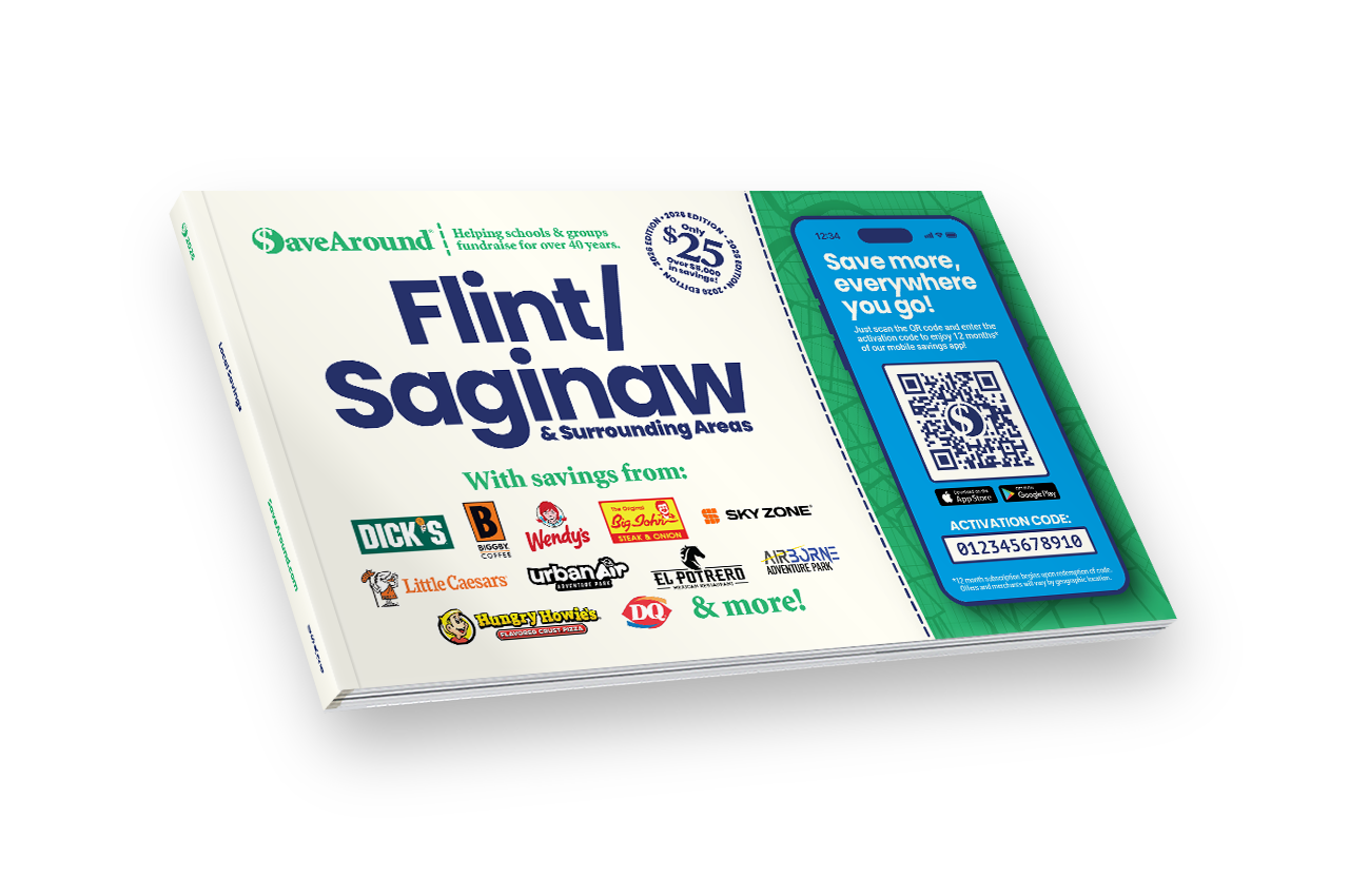 2026 Flint/Saginaw & Surrounding Areas SaveAround® Coupon Book