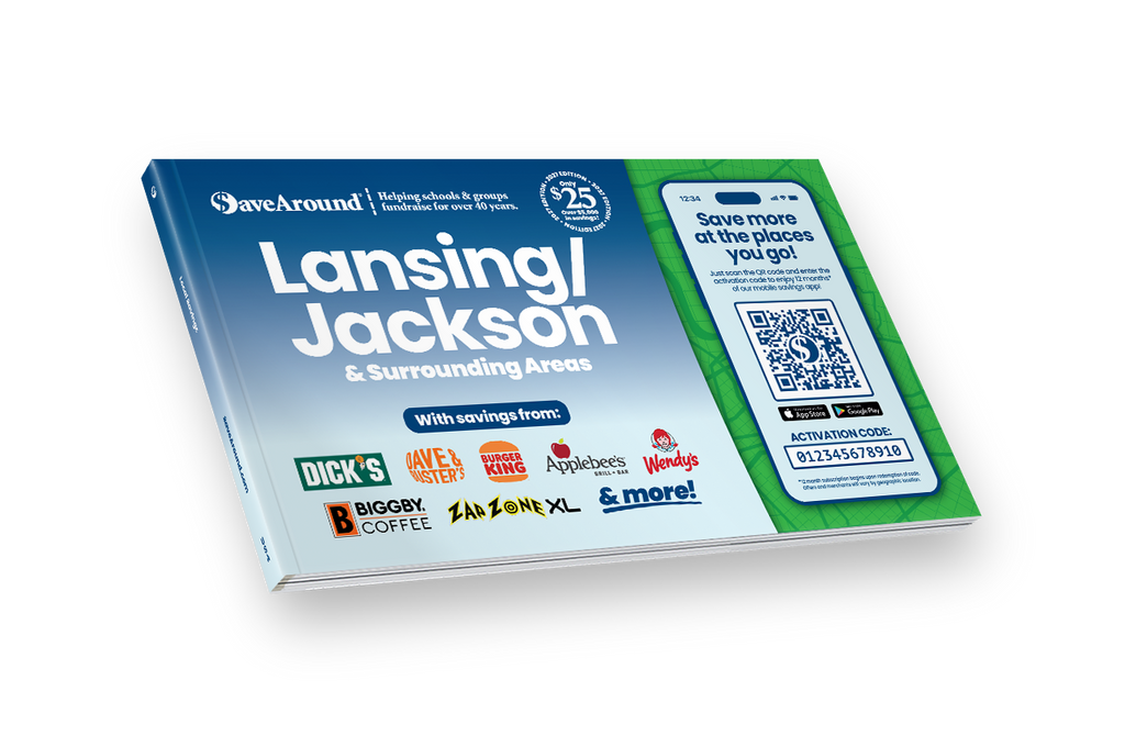 2027 Lansing/Jackson & Surrounding Areas SaveAround® Coupon Book