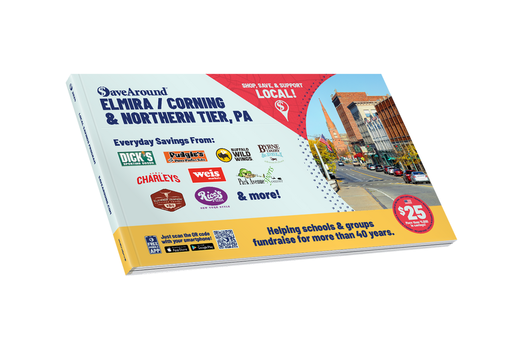 2024 Elmira / Corning & Northern Tier, PA SaveAround® Coupon Book